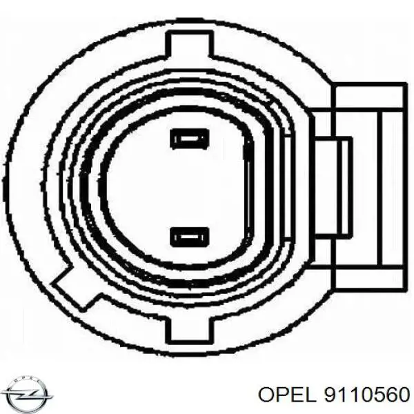 9110560 Opel датчик коленвала