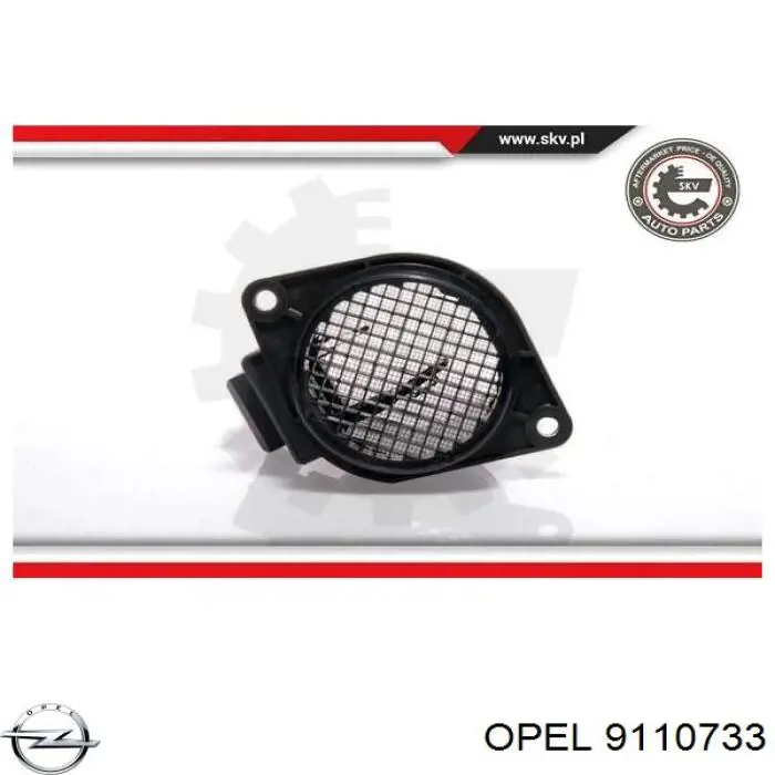 Расходомер воздуха Opel 9110733