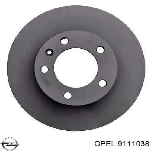 Тормоз дисковый передний Opel 9111038 цена, от 39.55 USD