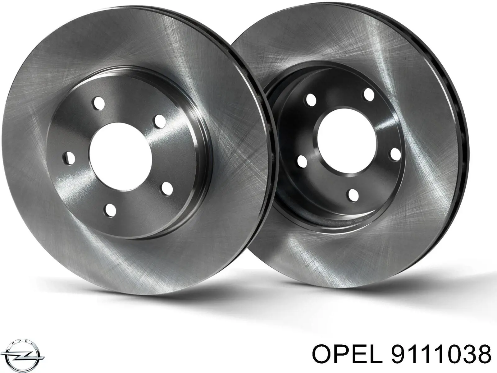 Диск тормозной передний Opel 9111038