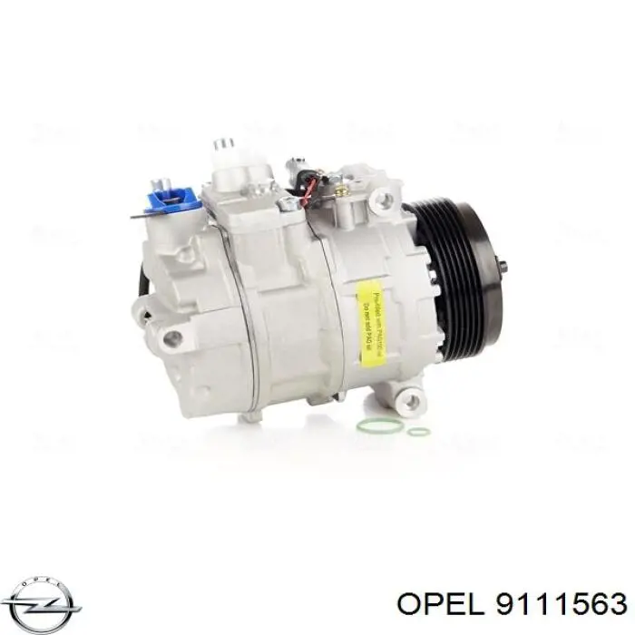 9111563 Opel компрессор кондиционера