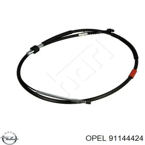 91144424 Opel cabo do freio de estacionamento traseiro direito