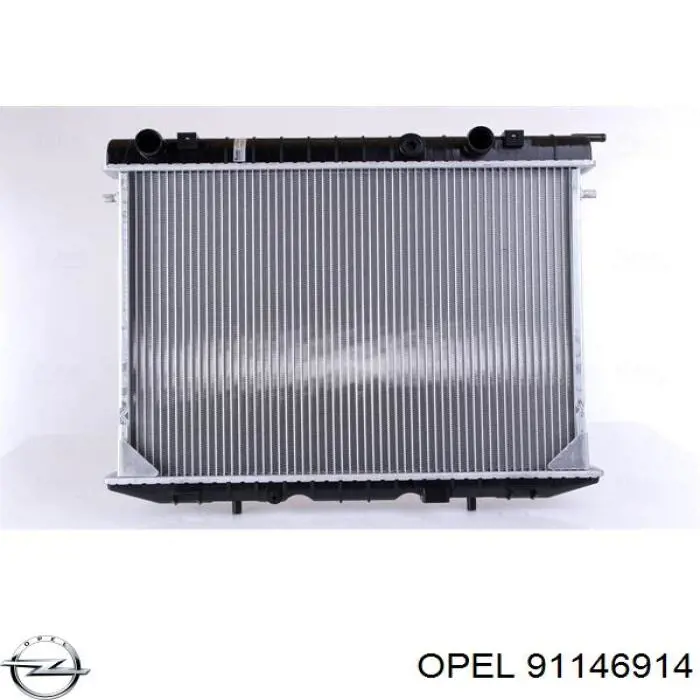 91146914 Opel радиатор