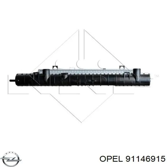 91146915 Opel Радиатор основной