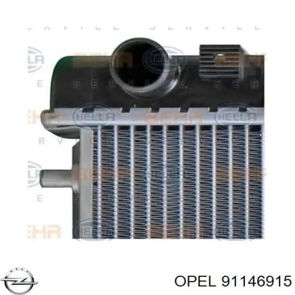 91146915 Opel радиатор