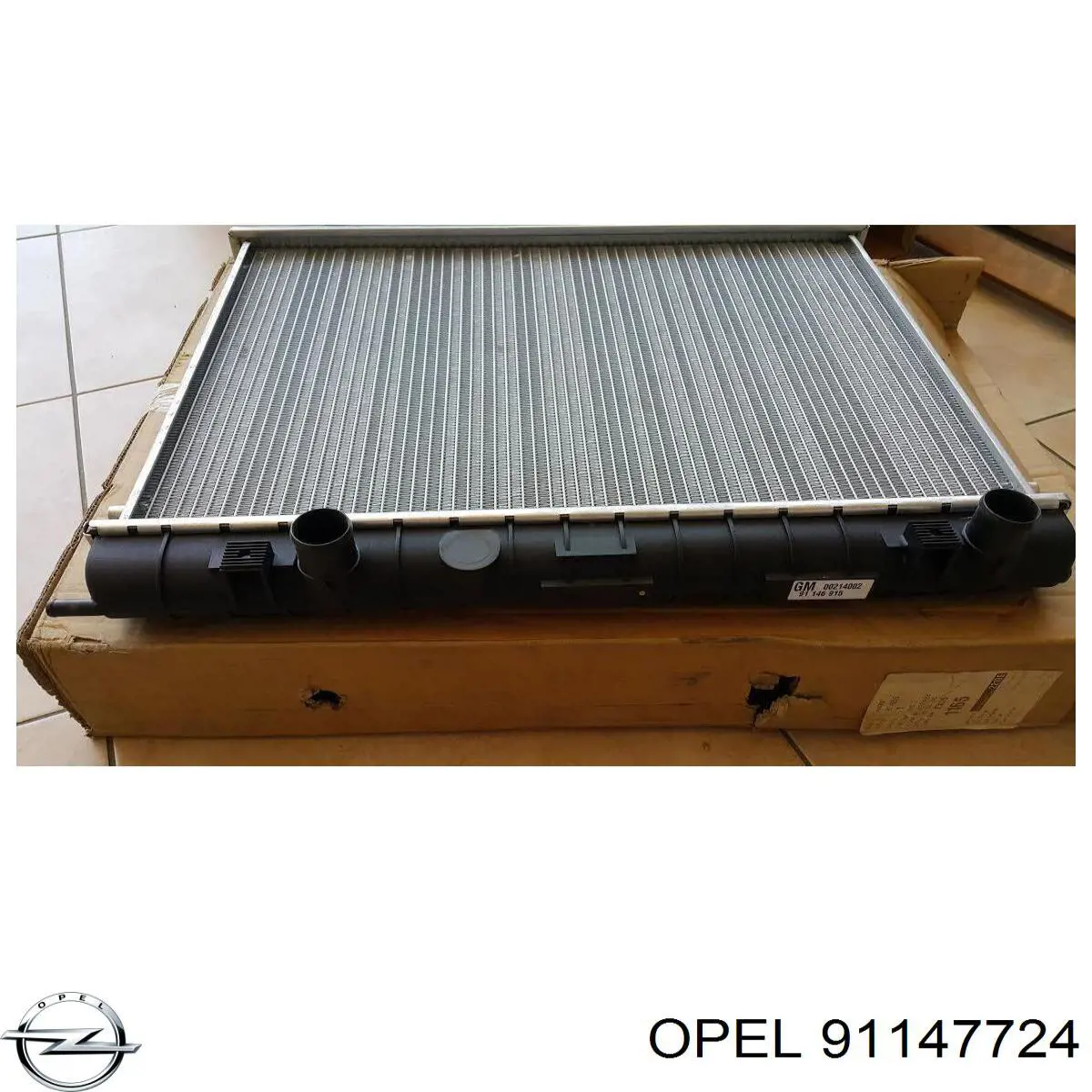 91147724 Opel радиатор
