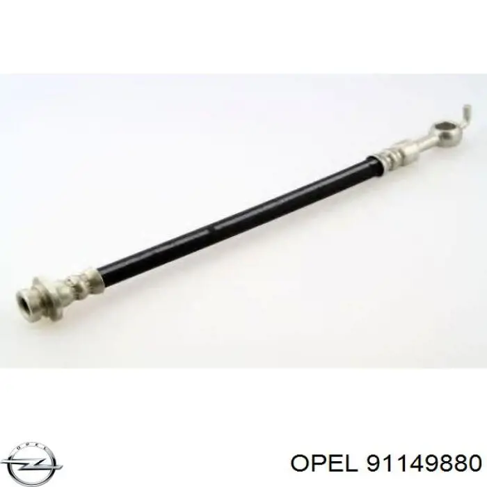 91149880 Opel Гибкая тормозная трубка передняя
