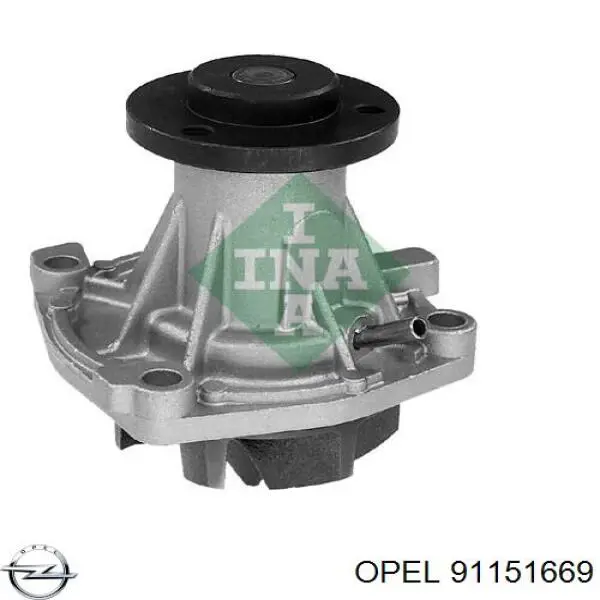 91151669 Opel Насос водяной