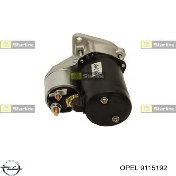 Стартер двигателя Opel 9115192