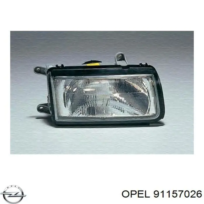91157026 Opel Фара передняя правая