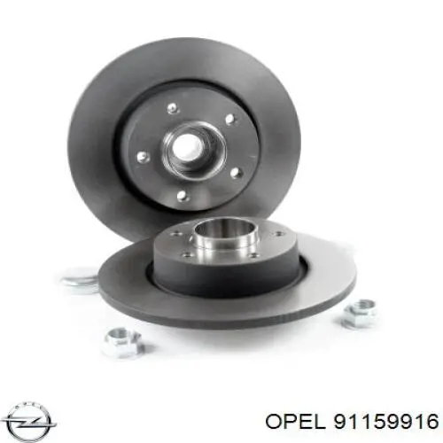91159916 Opel тормозные диски