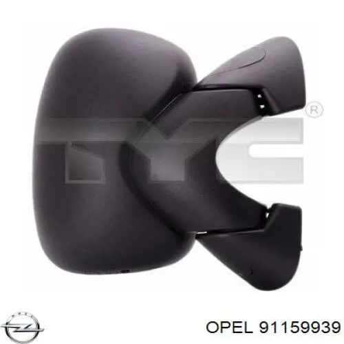 Купить 91159939 Opel Стекло зеркала заднего вида, левого