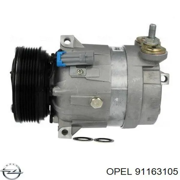 Компрессор системы кондиционирования Opel 91163105 цена, от 178.57 USD