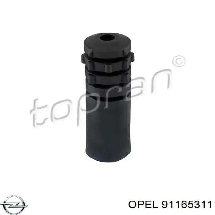 91165311 Opel буфер (отбойник амортизатора переднего + пыльник)