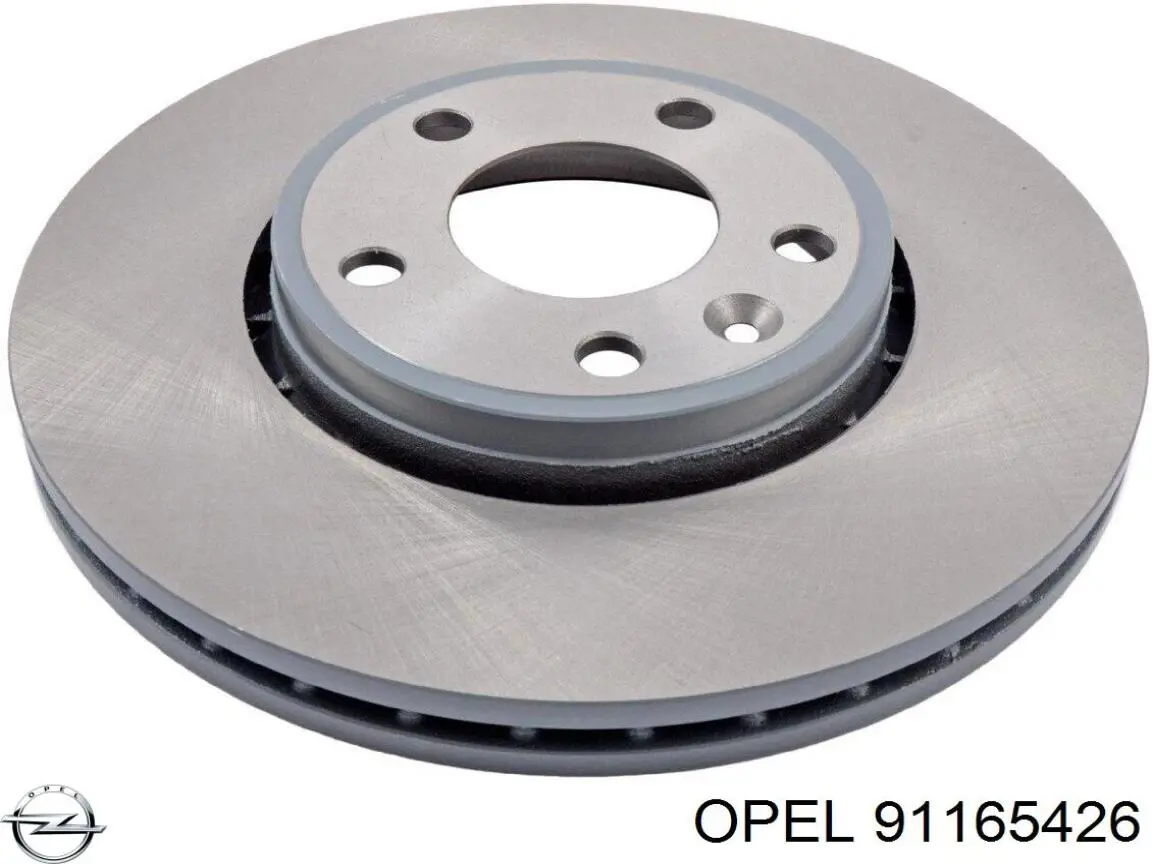 91165426 Opel Диск тормозной передний