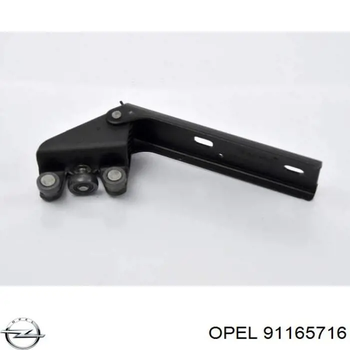 91165716 Opel rolo esquerdo central da porta lateral (deslizante)