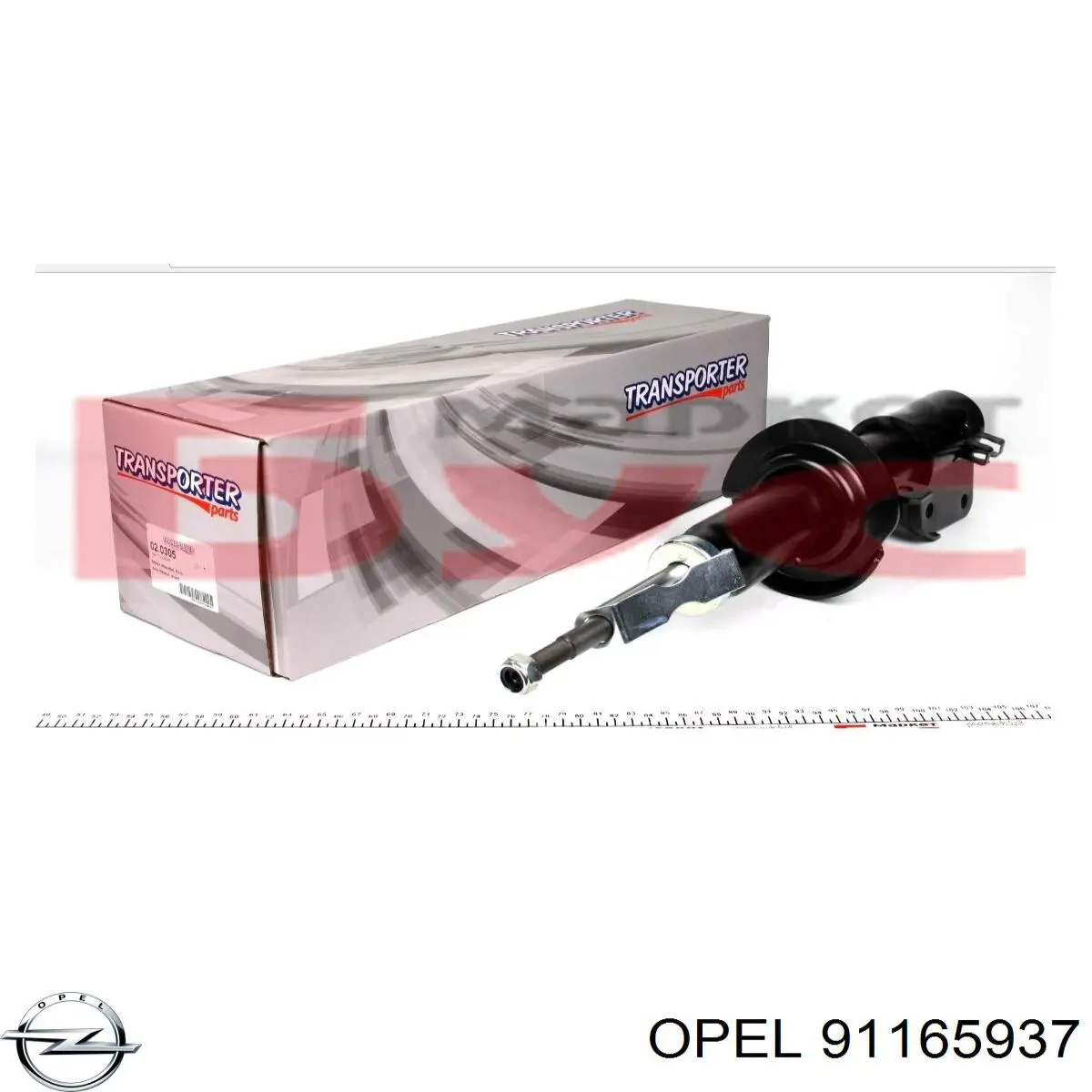Стойка амортизатора задняя Opel 91165937 цена, от 25.34 USD
