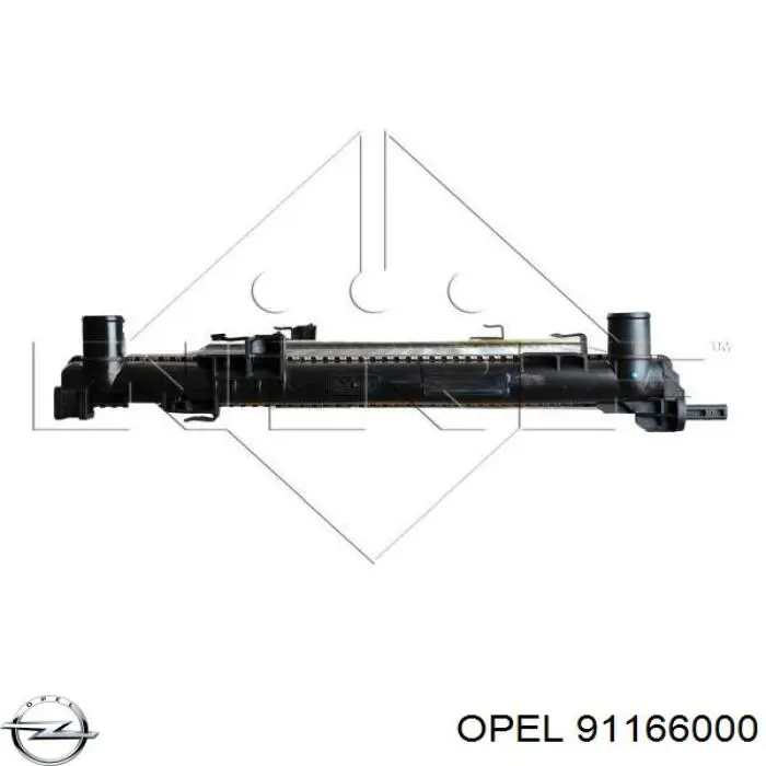 Радиатор охлаждения двигателя Opel 91166000 цена, от 61.86 USD
