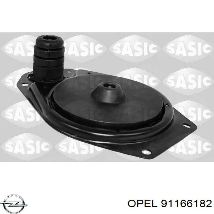 91166182 Opel disco superior metálico de mola traseira