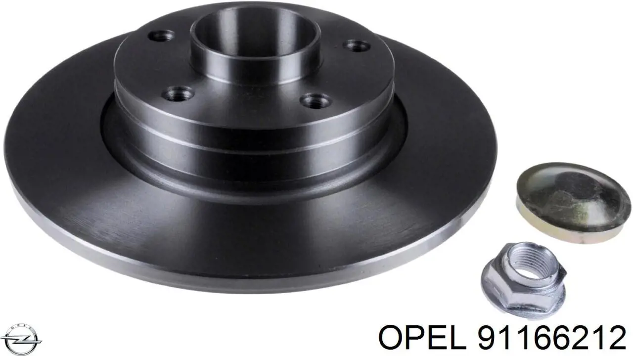 91166212 Opel тормозные диски