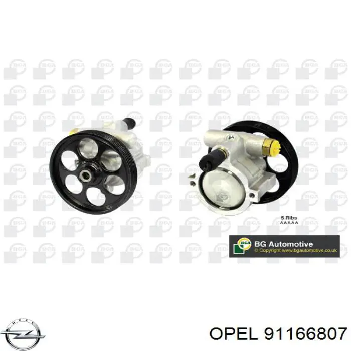 91166807 Opel насос гур