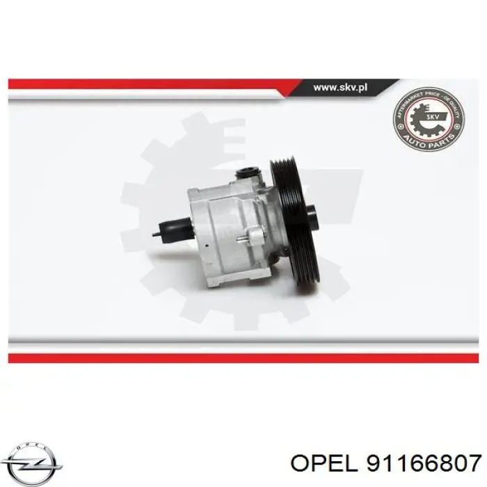 Купить 91166807 Opel Насос рулевого управления