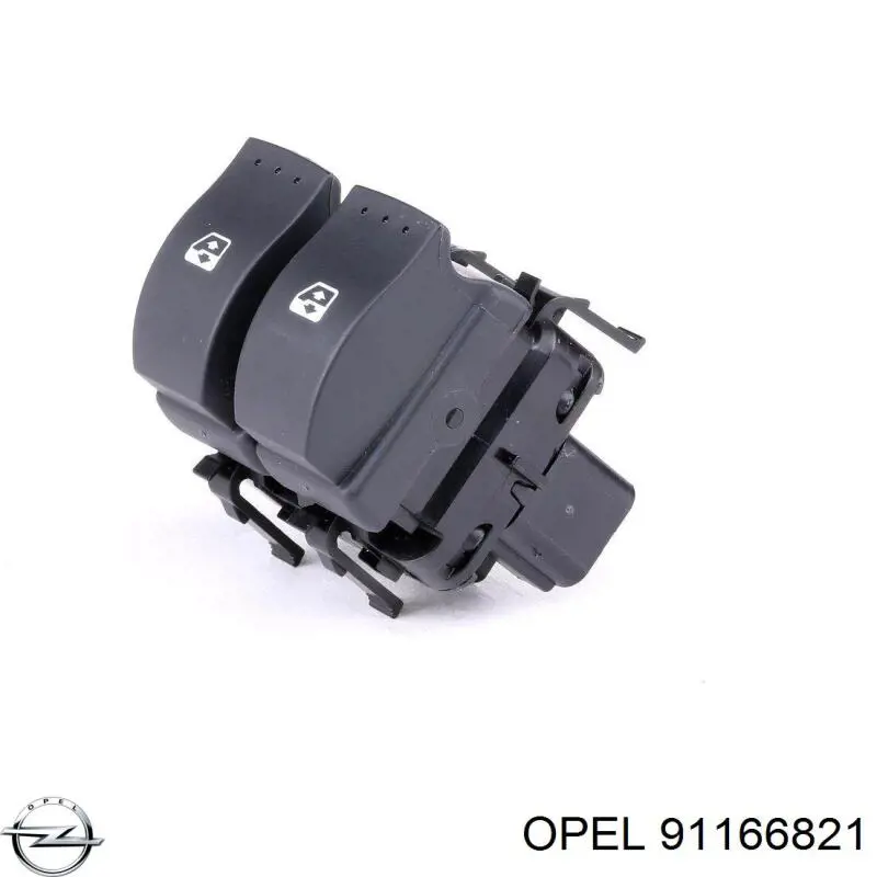 Кнопочный блок управления стеклоподъемником передний левый Opel 91166821 цена, от 11.89 USD