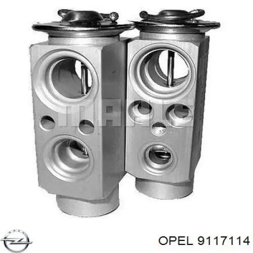 9117114 Opel клапан trv кондиционера