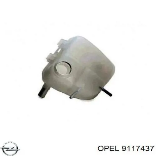 Бачок системы охлаждения 9117437 Opel