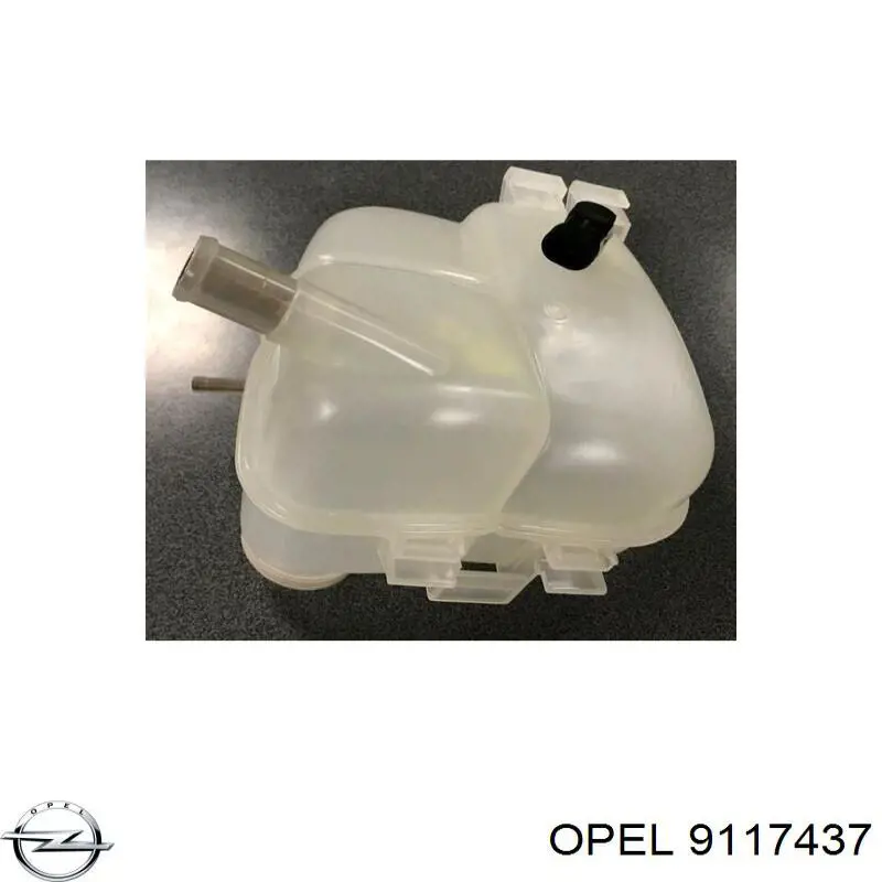 Бачок системы охлаждения 9117437 Opel