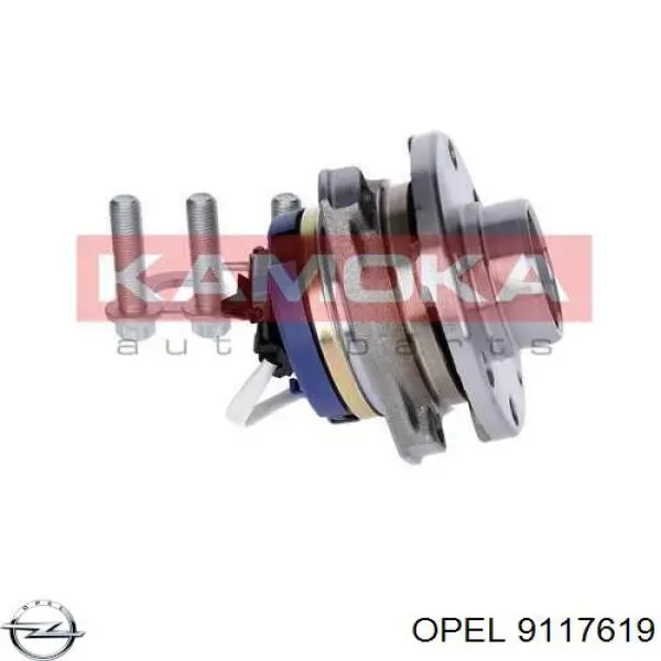 Купить 9117619 Opel Ступица переднего колеса