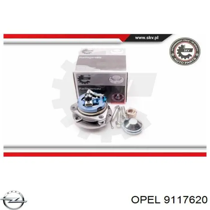 Ступицы передних колес Opel 9117620 цена, от 50.67 USD