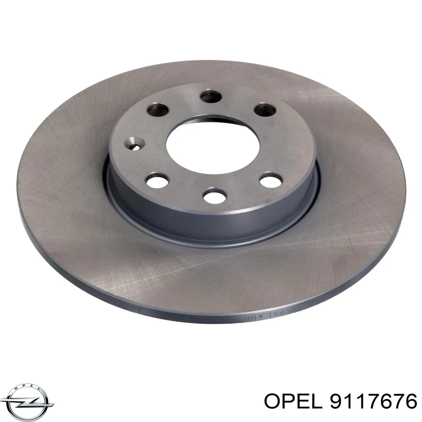 9117676 Opel диск тормозной передний