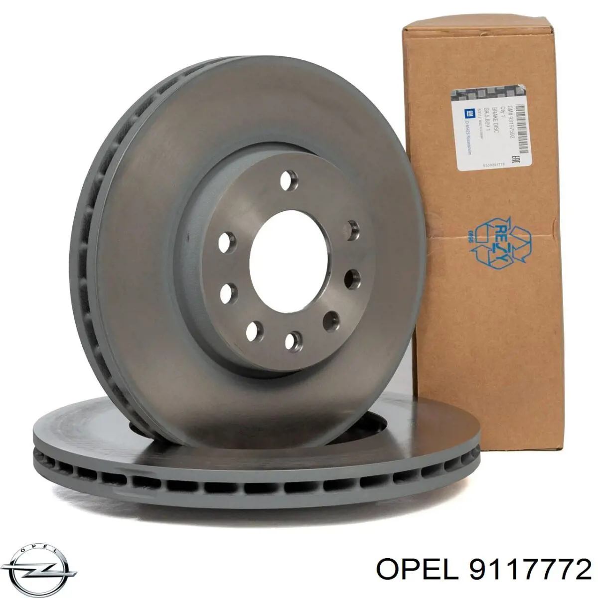 Купить 9117772 Opel Диск тормозной задний