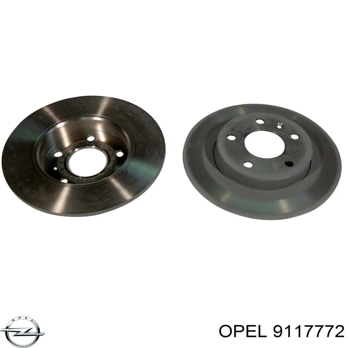 Задний дисковый тормоз Opel 9117772
