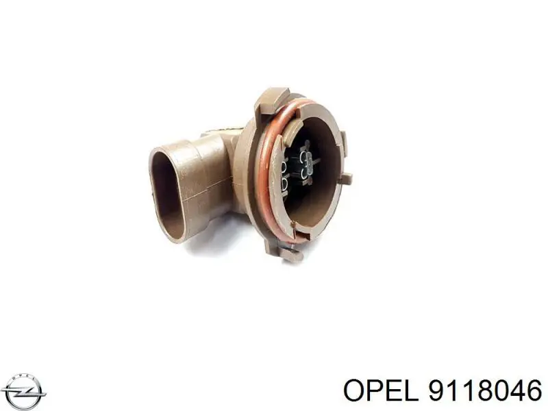 9118046 Opel цоколь (патрон лампочки фары)