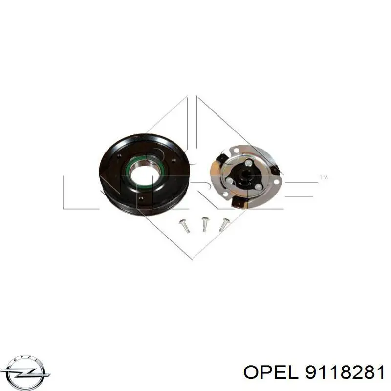 Магнитная катушка компрессора кондиционера Opel 9118281 цена, от 19.26 USD