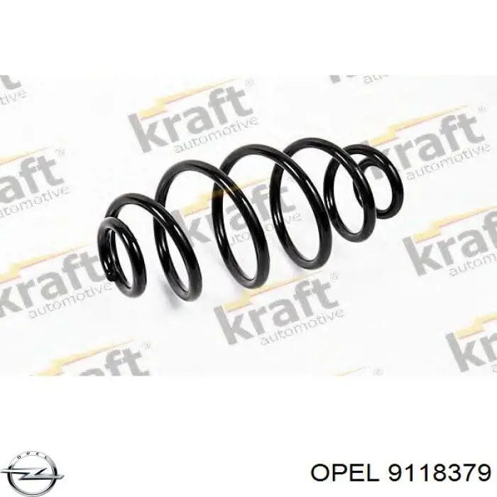 Купить 9118379 Opel Пружина подвески