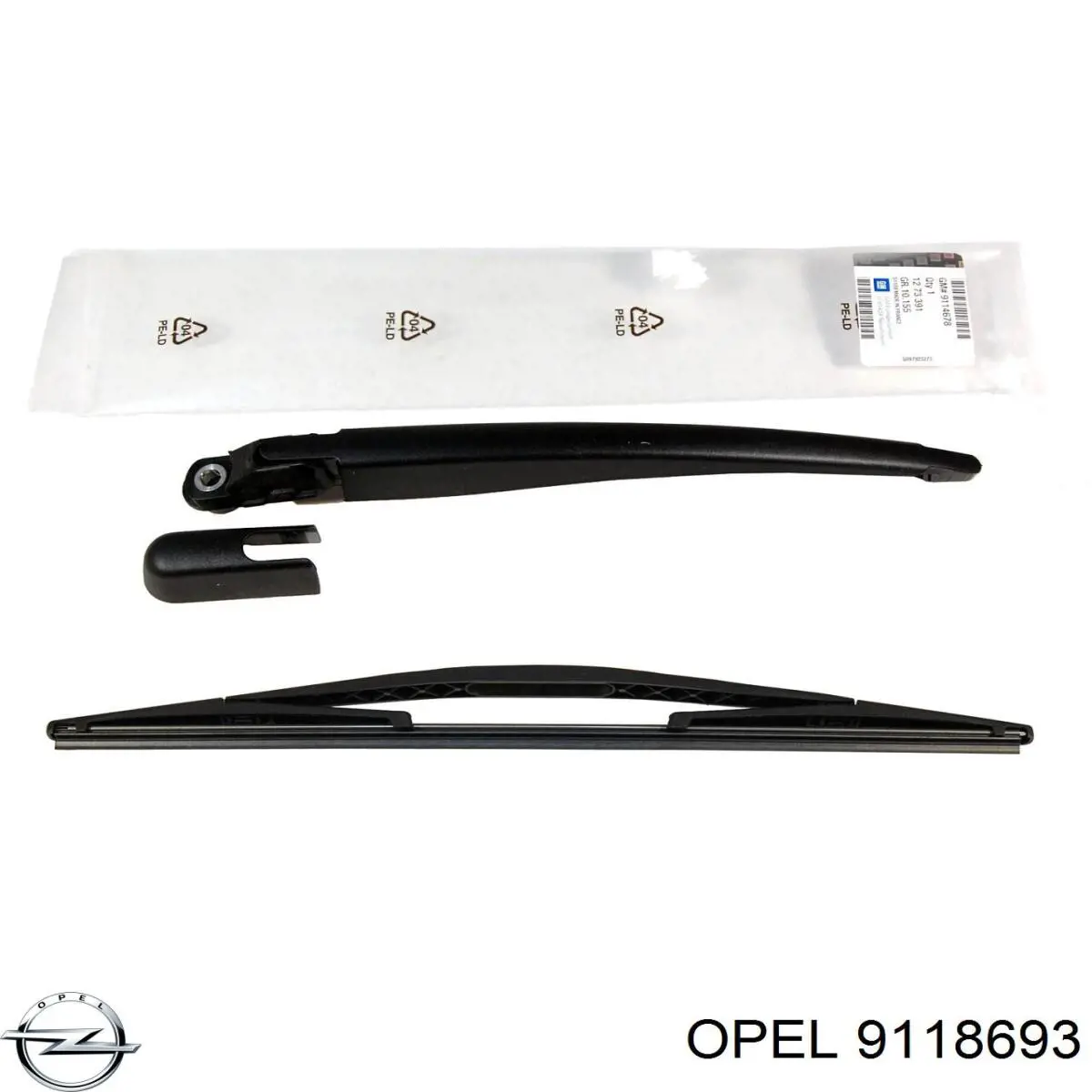 Задняя щетка Opel 9118693