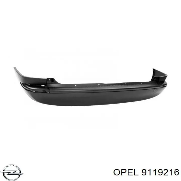 9119216 Opel pára-choque traseiro