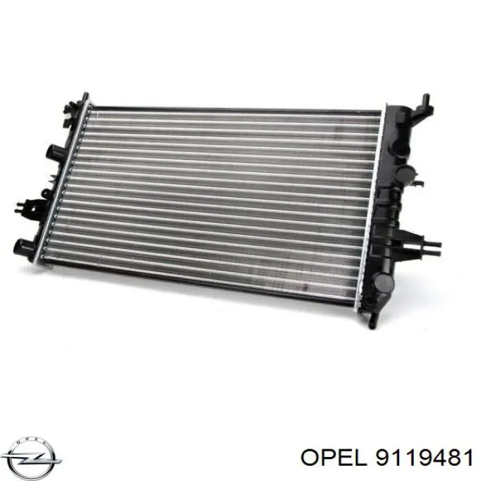 9119481 Opel Радиатор основной
