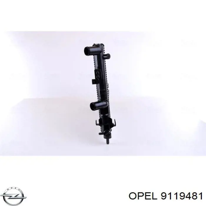 Радиатор 9119481 Opel