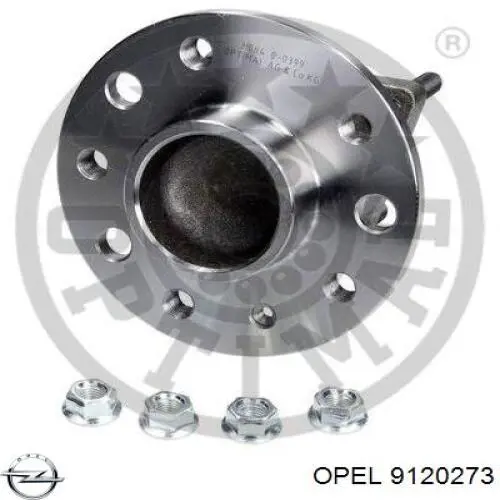 Купить 9120273 Opel Задняя шпиндель