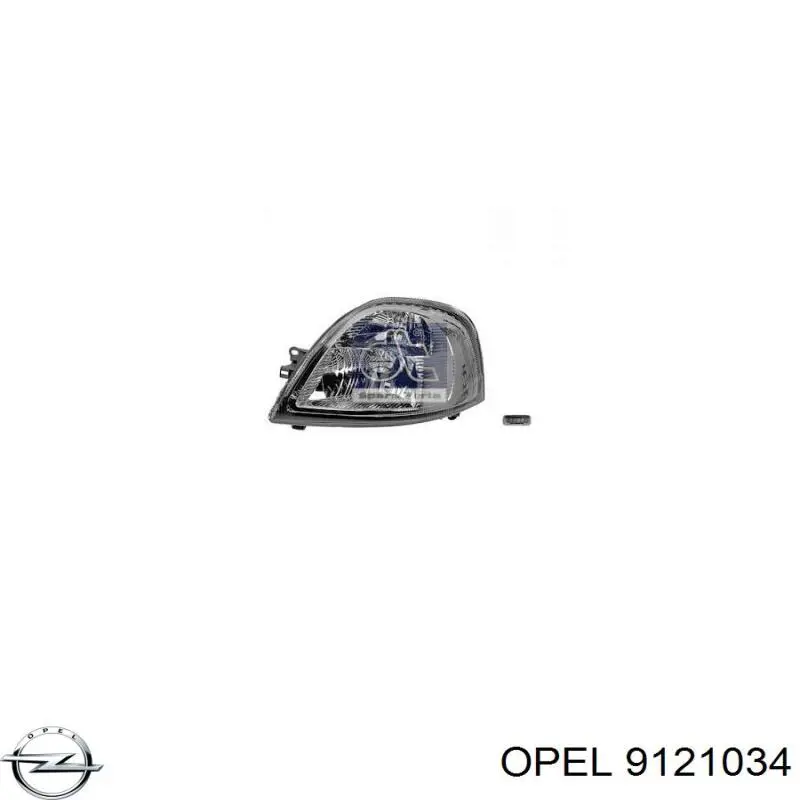 9121034 Opel фара левая