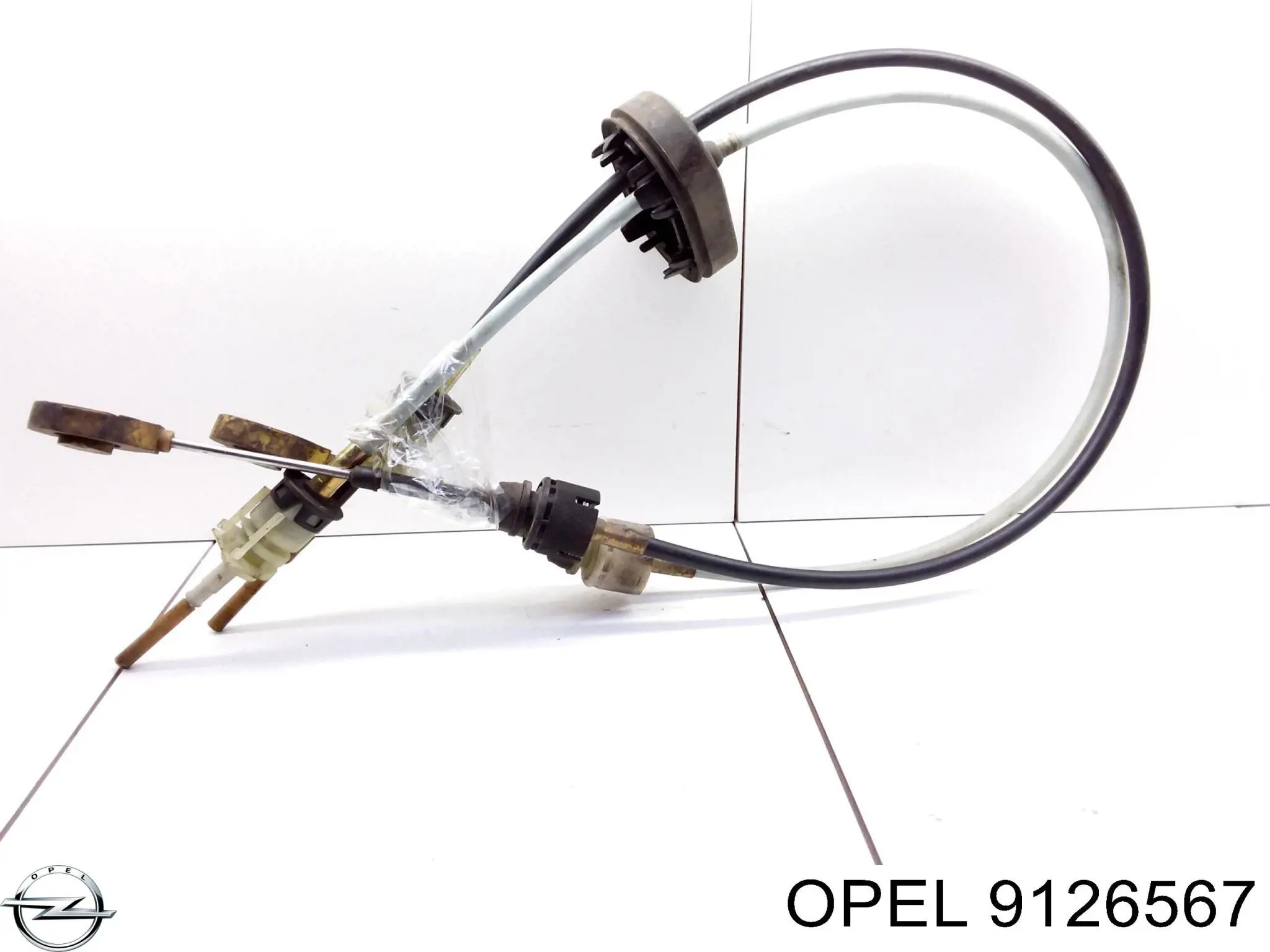 Трос переключения передач сдвоенный Opel 9126567