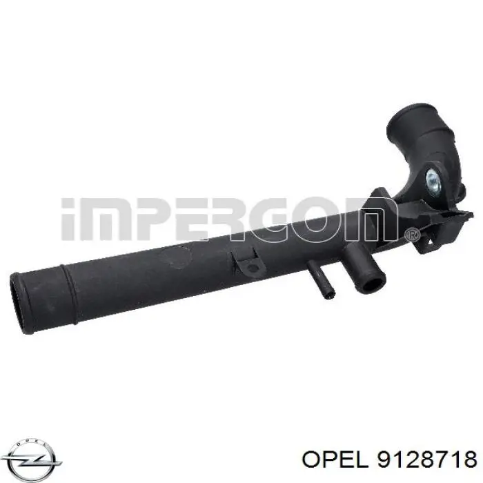 9128718 Opel cano derivado do sistema de recirculação dos gases de escape egr