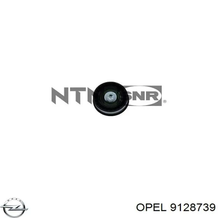 Паразитный ролик ГРМ 9128739 Opel