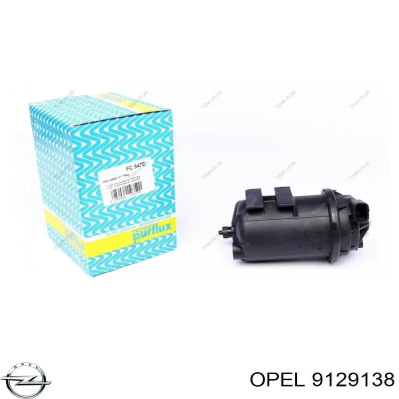 Фильтр тонкой очистки топлива Opel 9129138 цена, от 3.11 USD