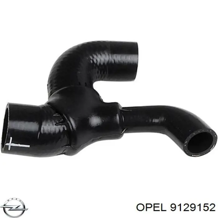 9129152 Opel шланг (патрубок водяного насоса приемный)