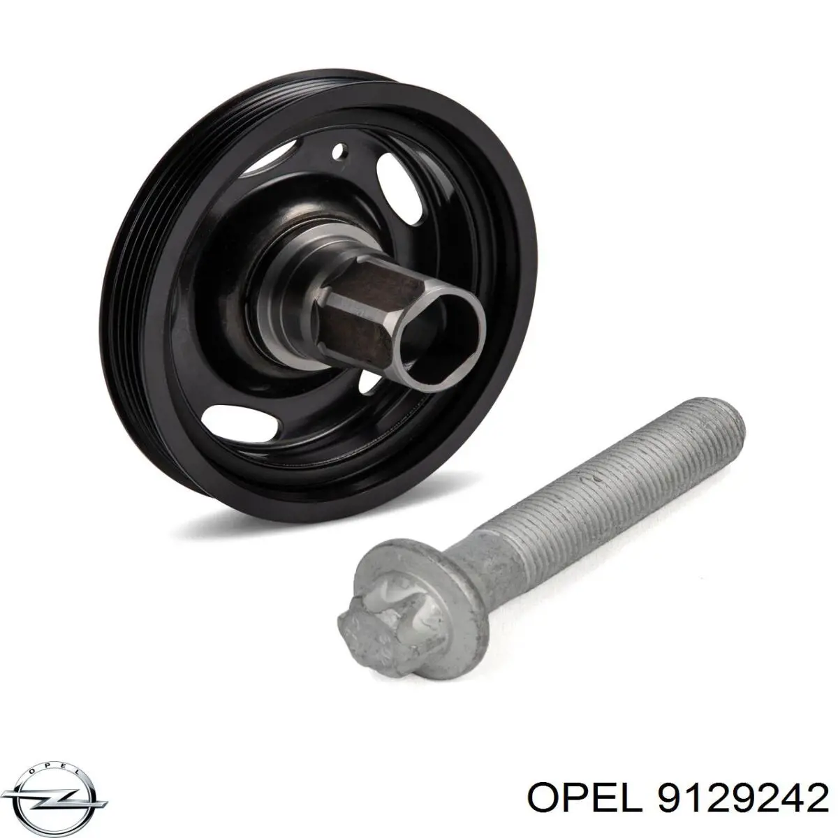 9129242 Opel parafuso da polia de cambota